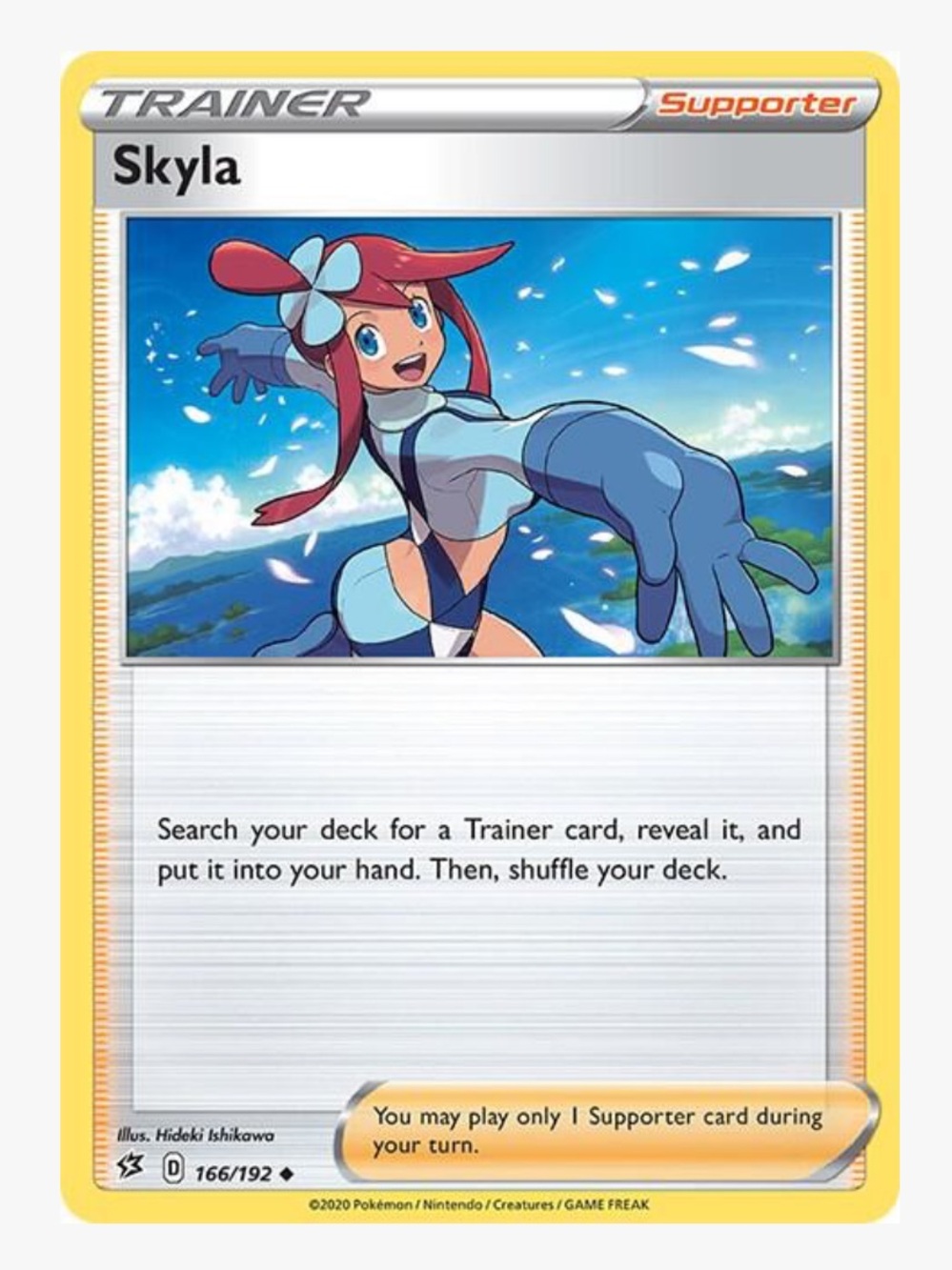 Skyla SWSH02: Rebel Clash Pokemon Trading Card